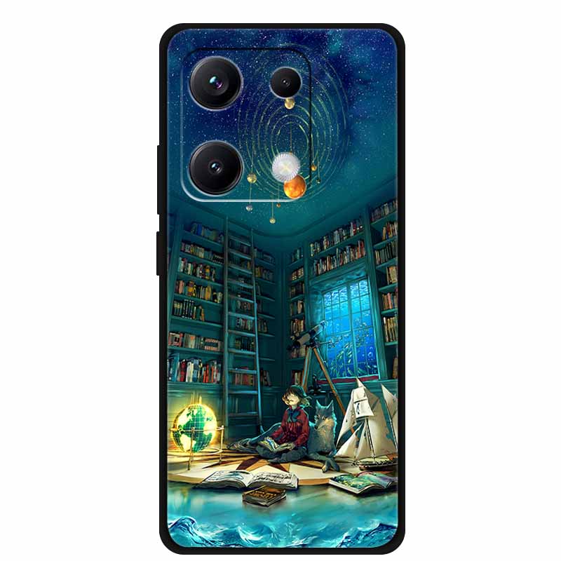 For Redmi Note 14S Case Luxury TPU Soft Silicone Back Cover Phone Cases for Xiaomi Redmi Note14S Protector Lovely Bumper Coque