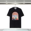 Unisex Cotton T-Shirt With Digital Print Letter Loose Fit Casual Wear