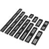 Angeleyes 180mm Length 180x6.5mm Bar Shaped Hole Dovetail Board Can Through M6 1/4 Inches Screws Black & Red Color
