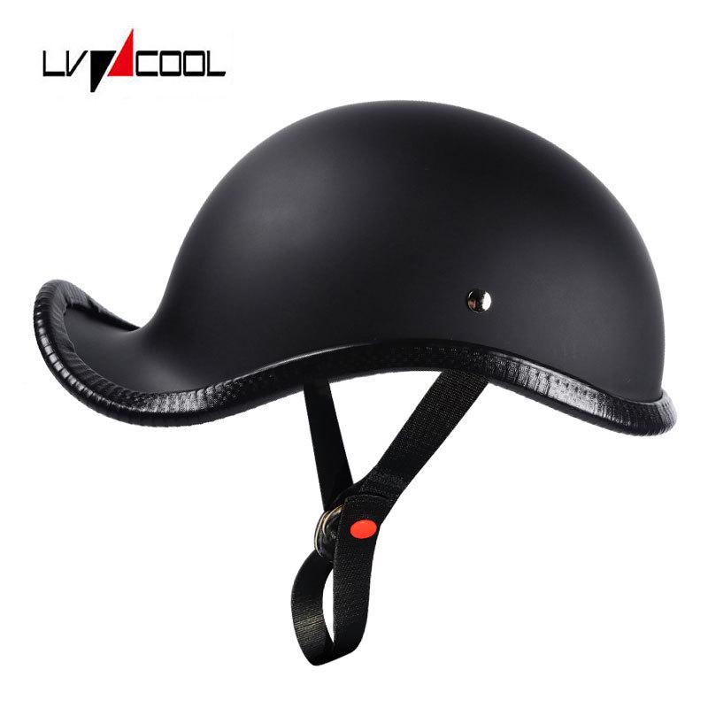 

Унисекс ретро полумотоциклетный и электрический защитный шлем на весну/лето L + Mask