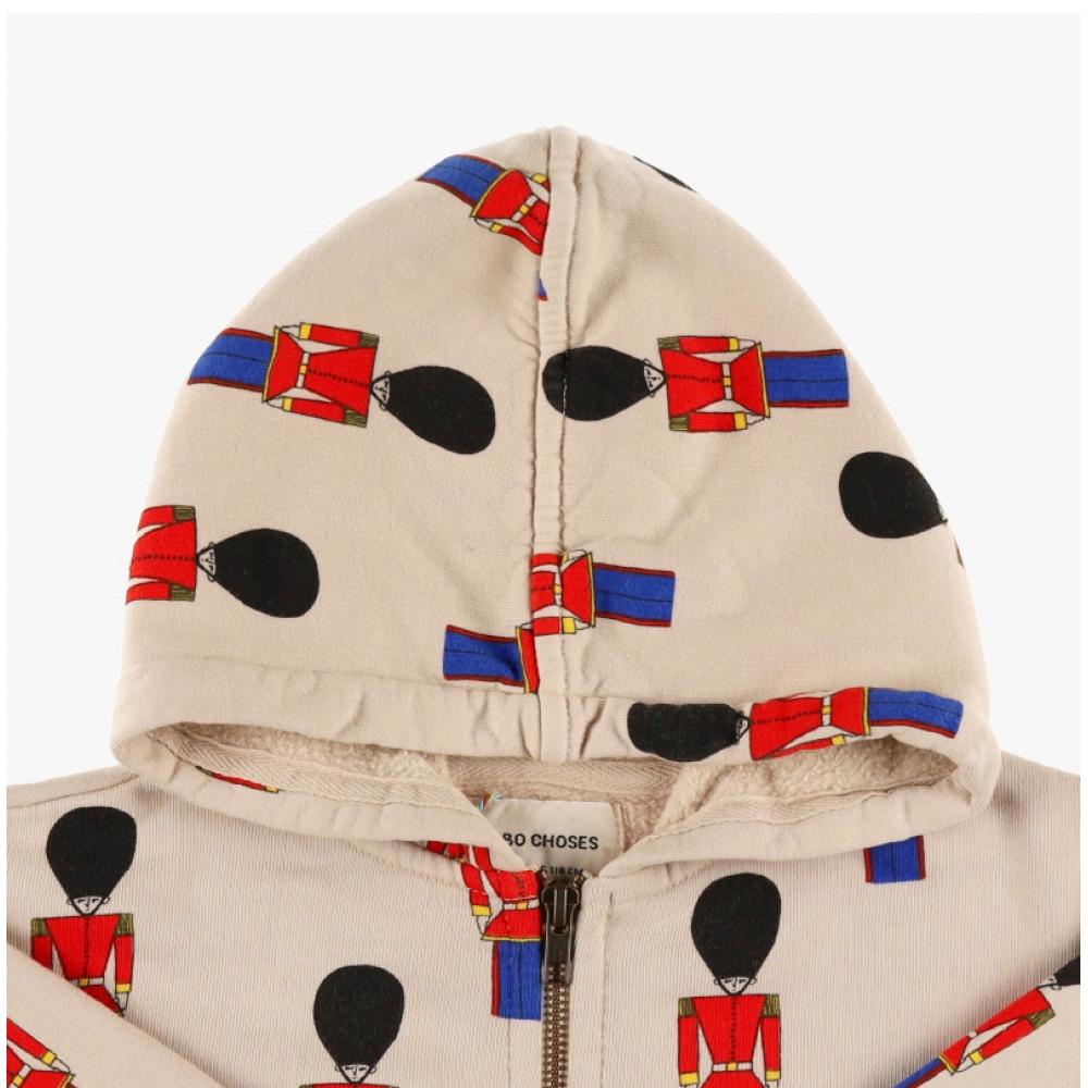 Boboshoz B224ac063 231 Nutcracker Kids Hoodie Zip Up