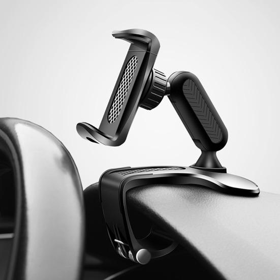 Yousheng Car Phone Holder 360 Degree Rotation Mobile Phone Stand Dashboard Anti-Slip Clamp Car Stand for 4-7 Inch Smartphones