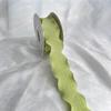 10 Yards Fishtail Yarn Ribbons Gift Wrapping Bouquets 2.5Cm Chiffon Ribbon Wave Edge Pleated Diy Decor