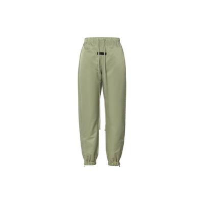 Essentials Green Nylon Track Pants Seafoam Solid Color American Heavyweight Sports Pants Unisex Pants Gray FOG-SS22-752