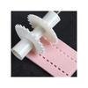 1 Zestaw Wielorazowy Wałek do Cięcia Wstążek z Fondantu Forma do Dekoracji Tortu Cukrowa Koronka Wytłaczarka DIY Narzędzie do Wycinania Ciasta na Ciasteczka