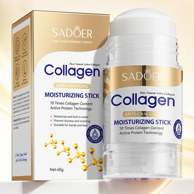 SADOER Bâton Crème Hydratante Anti-Fissures Blanchissante Anti-Rides Anti-Âge pour Mains et Pieds Soin de la Peau des Mains Produits