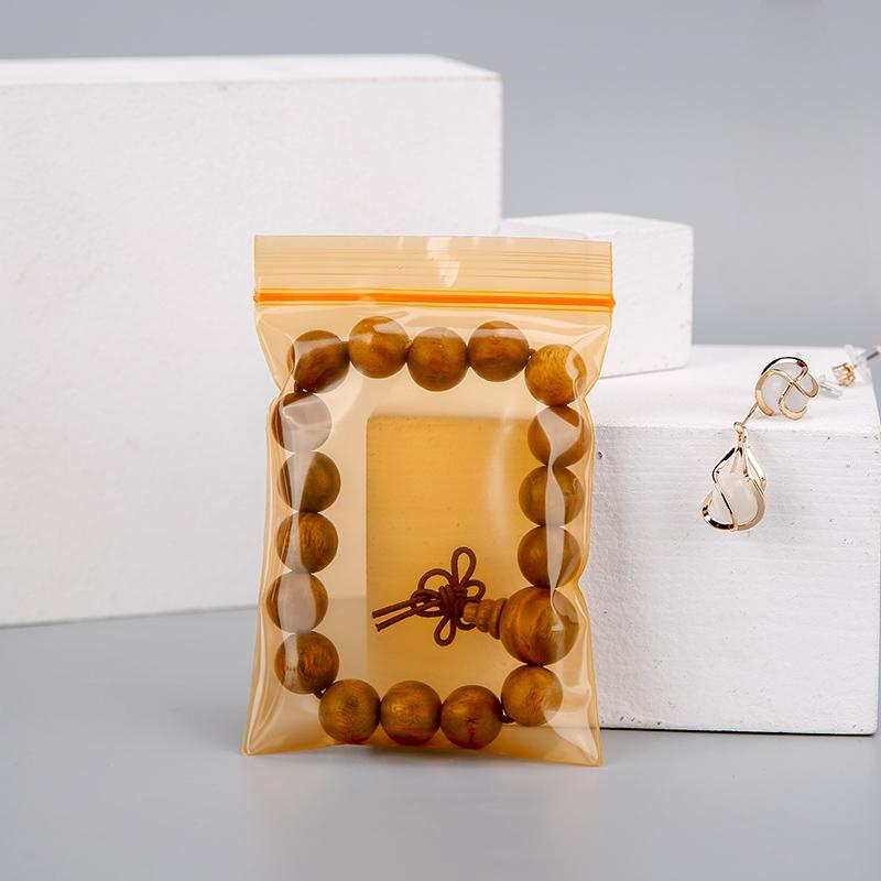 200pcs Colour Trumpet Self Sealing Bag Mini Transparent Thick Jewelry Packaging Bags Plastic Packing Storage Zipper Sealing Bag
