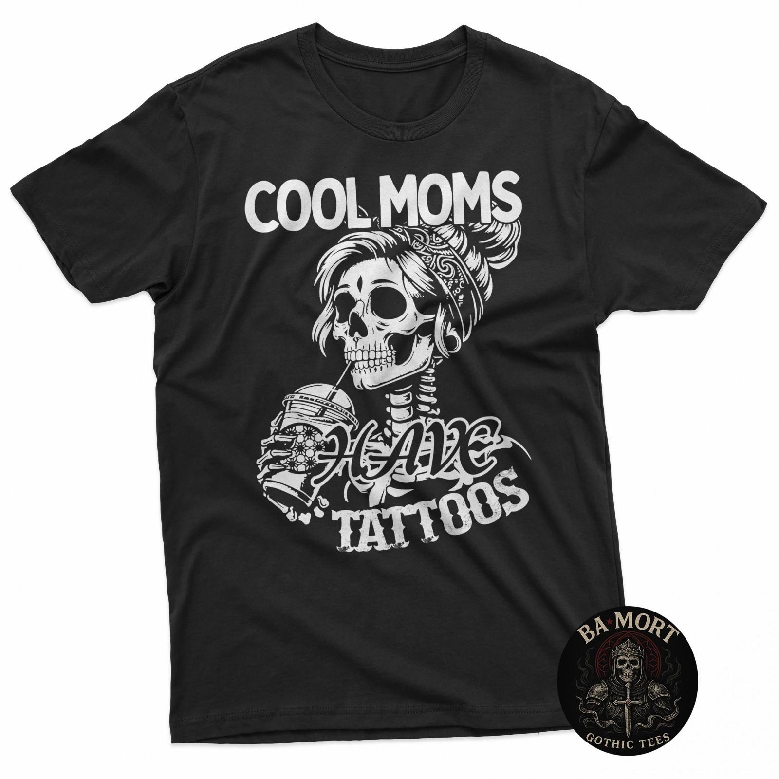 Cool Moms Have Tattoos T-Shirt S разноцветный