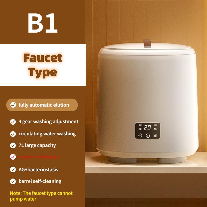 Беспроводная Перезаряжаемая Стиральная Машина Мини Чашка для Стирки Портативная — фото 10