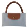 Longchamp Le Pliage Origina 30 Short Handle Button Zipper Closure Nylon Canvas With Leather Trim Dumpling Tote Bag Medium Women tote bags 1623089P80