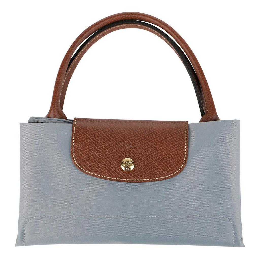 Longchamp Le Pliage Origina 30 Short Handle Button Zipper Closure Nylon Canvas With Leather Trim Dumpling Tote Bag Medium Women tote bags 1623089P80