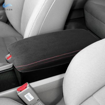 Car Accessories Center Control Armrest Cover Suede Leather Trim For Honda Civic 8th Gen Sedan 2006 2007 2008 2009 2010