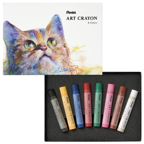 

Набор цветных мелков Pentel Crayon Art Crayon 8 цветов PTAC-8