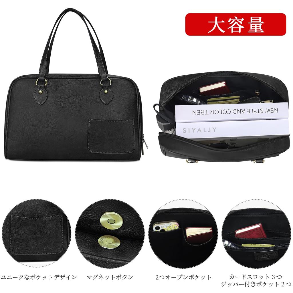 [F.ZH] Women's Handbag, Tote Bag, Horizontal Bag, Casual, Large Capacity, Business, Soft, Handbag, Stylish, Popular, Shoulder Bag