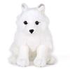 Carolata Arctic Fox Plush Toy Realistic Fox Animal Toy Doll Gift Present Birthday Christmas Present (Sitting Series/Soft Touch) (Twice Tested) /