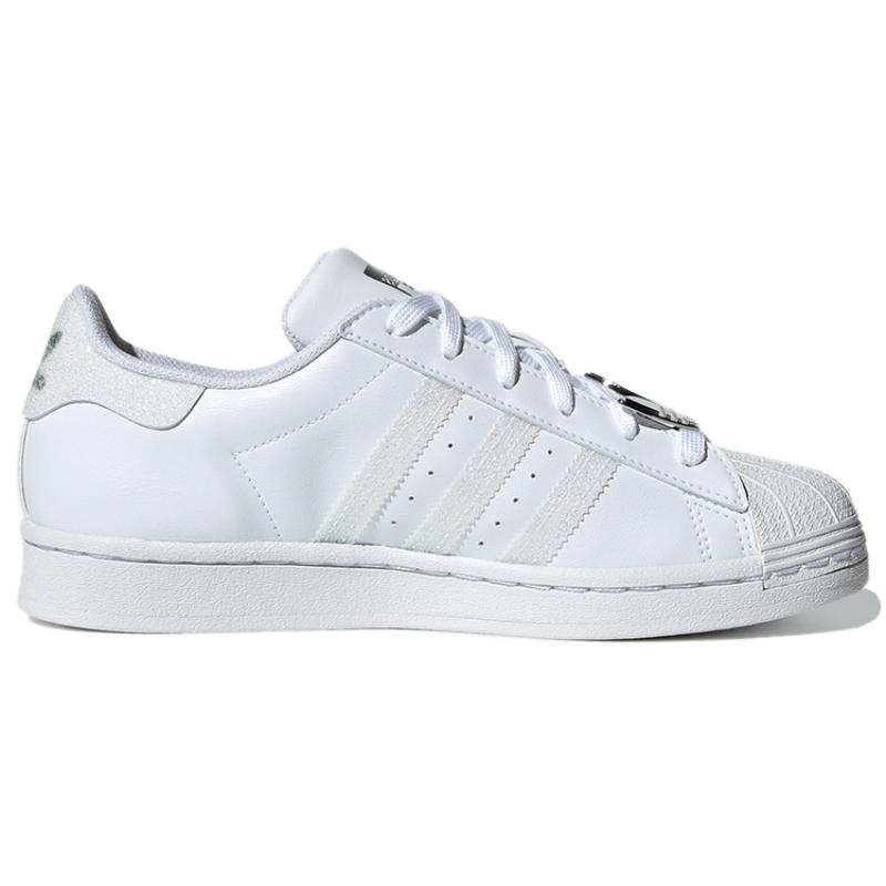 Adidas Originals Superstar For White/Silver/Grey Women's Sneakers GZ8404