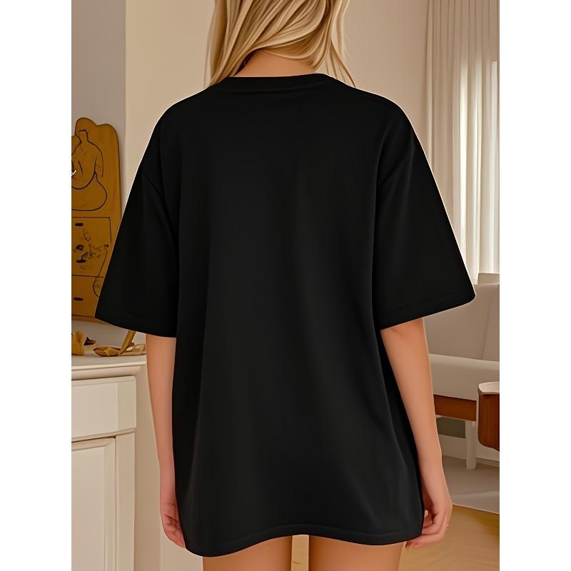 Taglia europea, T-shirt Grafica THE POWERPUFF da Donna, Maglietta Casual a Maniche Corte con Girocollo, Lavabile in Lavatrice