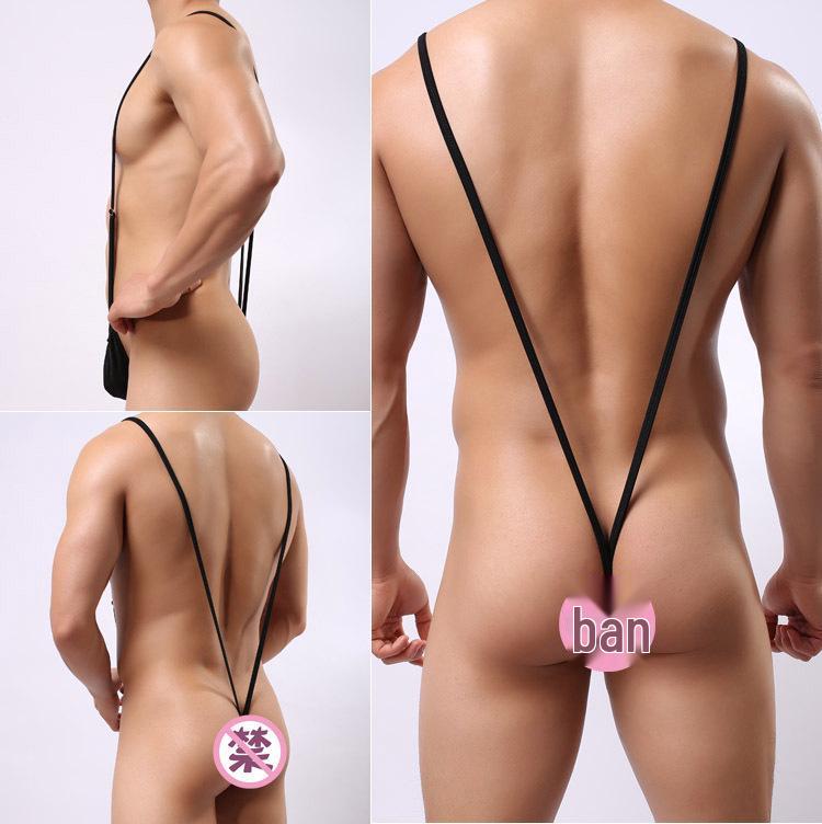 Body tanga ajustabil pentru bărbați cu spate în T – Design lenjerie cu buzunar U în stil curea