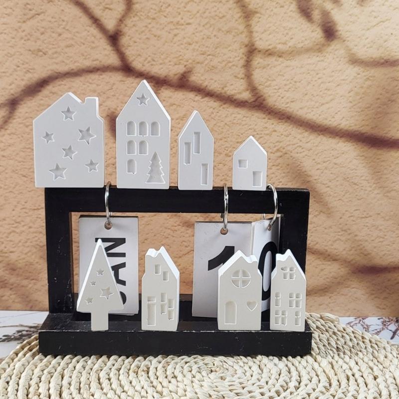 Reusable Silicone House Craft Mould for Resin Cement Art Projects Handmade Ornaments Home Office Enhancement