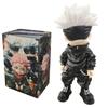 14cm Jujutsu Kaisen Anime Figure Style Satoru Gojo Action Lord Curse Sukuna Figurine Collection Model Doll Toys 3 of the Poseable Articulated Scale