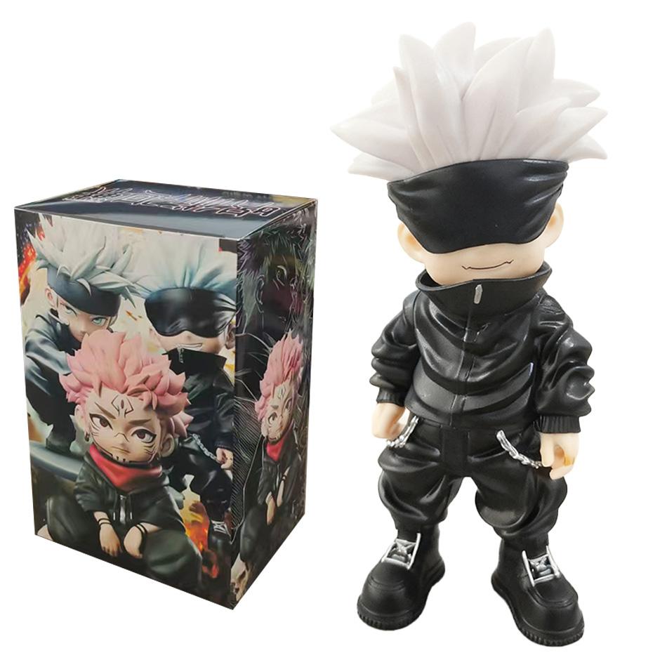 14cm Jujutsu Kaisen Anime Figure Style Satoru Gojo Action Lord Curse Sukuna Figurine Collection Model Doll Toys 3 of the Poseable Articulated Scale