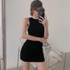 Summer Sexy Spice Girl Style Sleeveless Vest Dress Women's Korean Edition Design Sense Niche Slim Skinny Hip Wrap Short Skirt