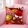 Mode DDADA DDEVIL DEVILS Kissenbezug Kissenhülle Kurzer Plüsch Verdeckter Reißverschluss Raum Sofa Kissenbezug