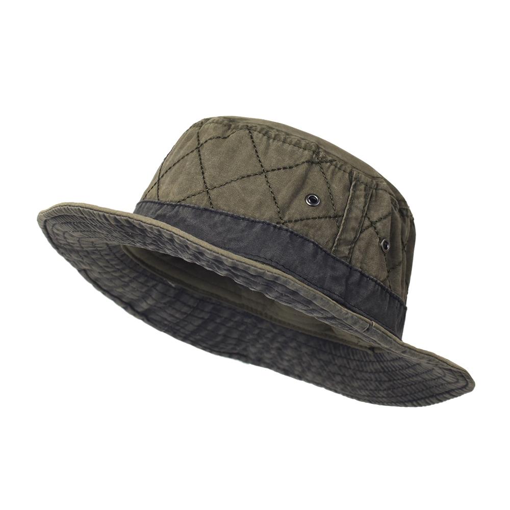 Summer Bucket Hats for Men Women Washed Cotton Panama Hat Fishing Hunting Cap Sun Protection Caps Outdoor Sun Hat