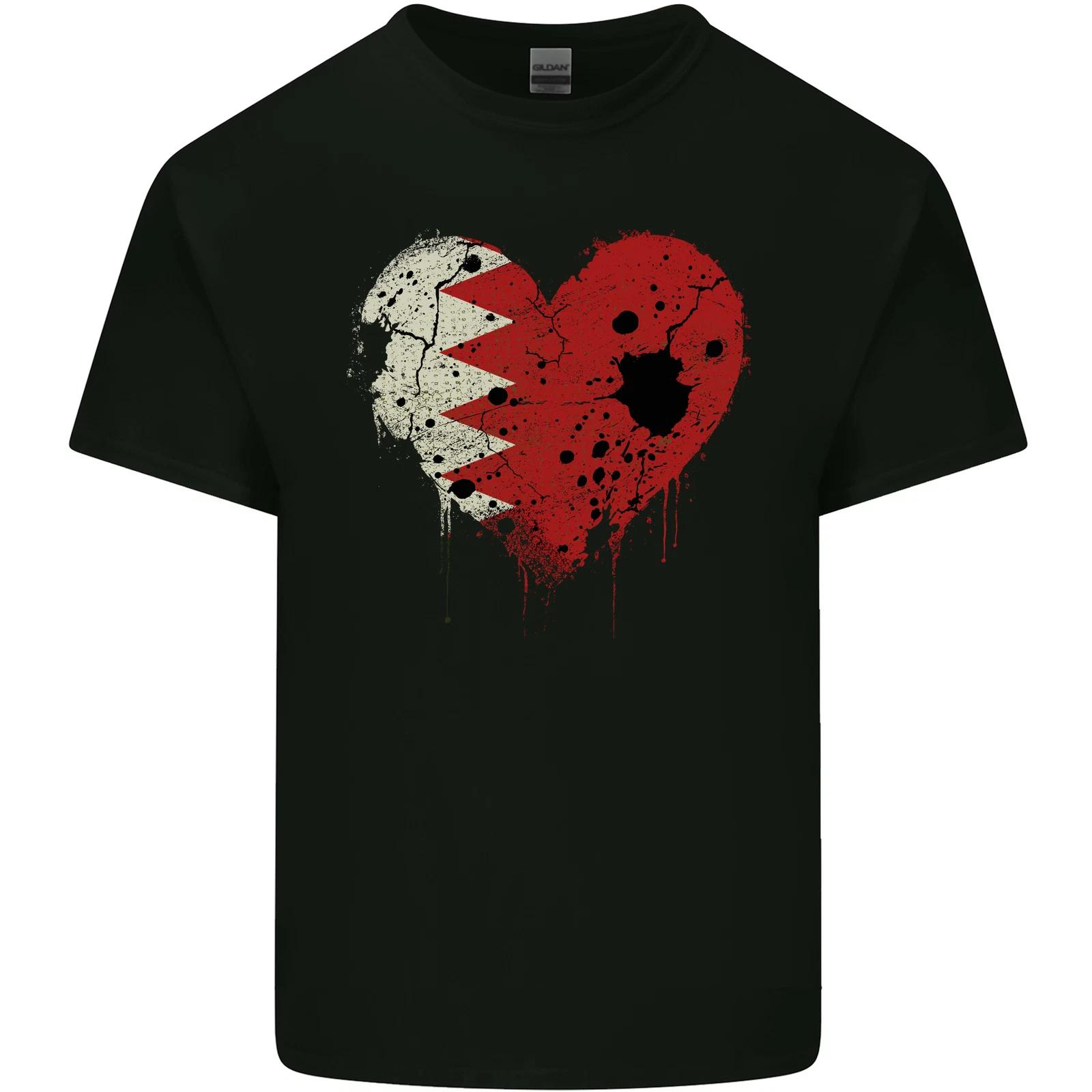 Love Bahrain Flag Bahraini Day Football Kids T-Shirt Childrens XL