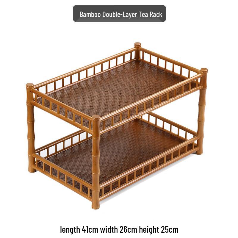 Bamboo Multi-Layer Tea Cup Rack