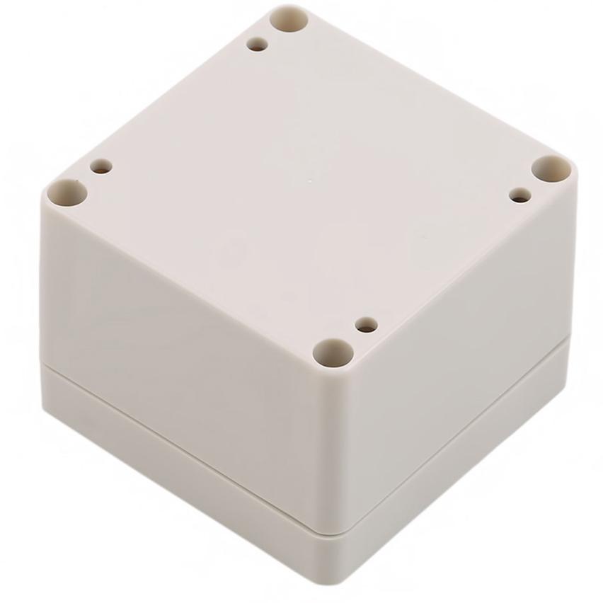 Boîte de jonction étanche ABS Blanche Extérieure 1 Pièce Boîte Universelle Scellée pour Projet Électrique