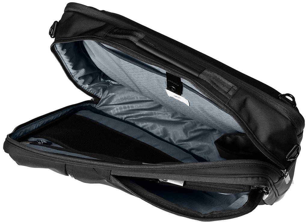 3way Business Bag Gadgetable CB Can Hold 15 Inch PC Cordura Setup Possible Business Bag Rucksack Black [Ace Gene] [Uses Ballistic] No.62364 Men's