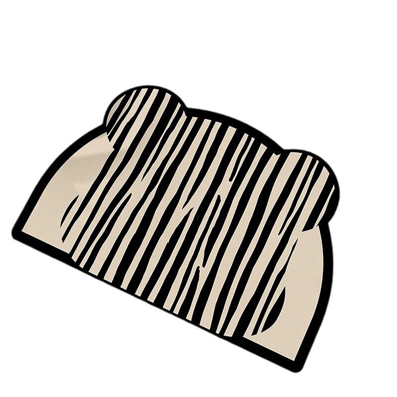 Cartoon Kieselgurmatte Toilettenmatte Schmutzabweisend Rutschfest Saugfähig Fußmatte Schmutzabweisend Gute Pflege Verschleißfest Fußmatte