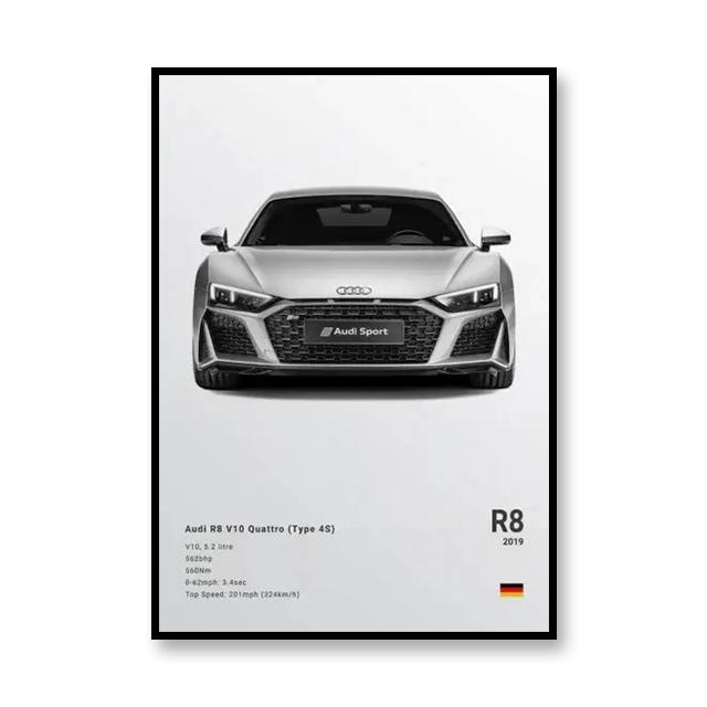 Famous Brand Cars SVJ GT3RS G80M3C Canvas Wall Art Print Poster 918 M5CS MSCSL Decorative Mural Home Decor Gift Unframed