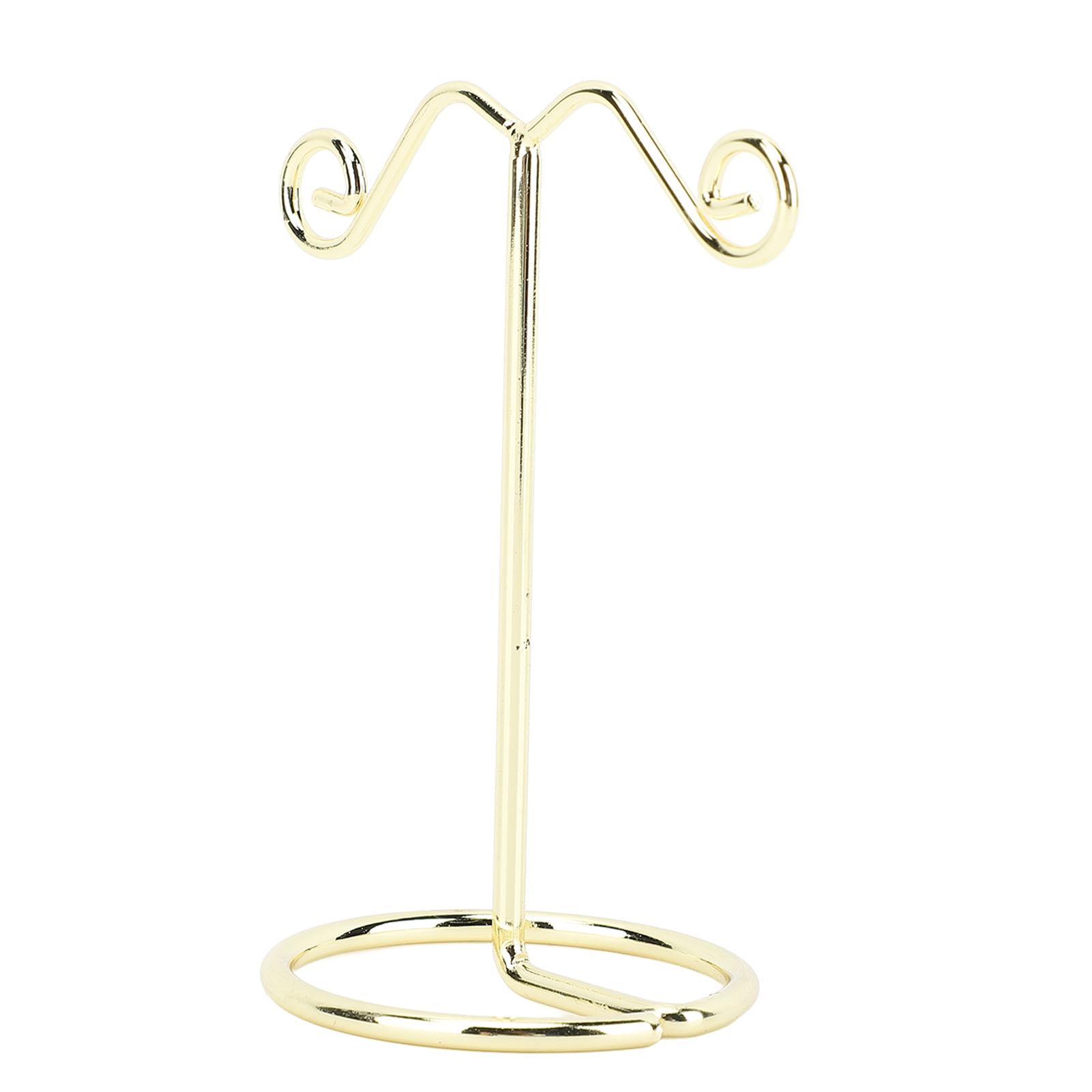 

4 шт. Подставка для сережек, гальванизированная железная стойка для сережек, устойчивая декоративная витрина для ювелирных изделий