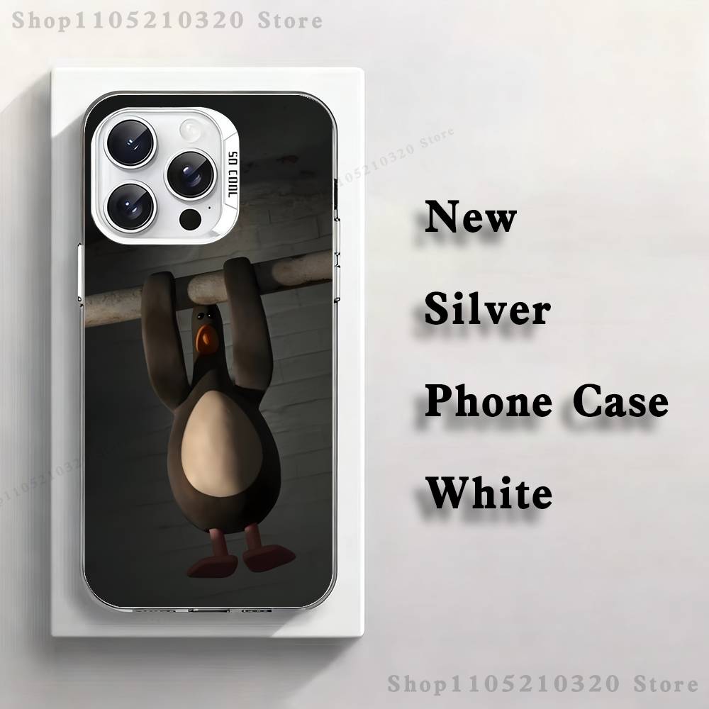 F-Feathers McGraw Phone Case For iPhone 17,16,15,14,13,12,11,Pro,Max,Plus,Mini,XS,SE Anti Fall White Matte Hard Bumper