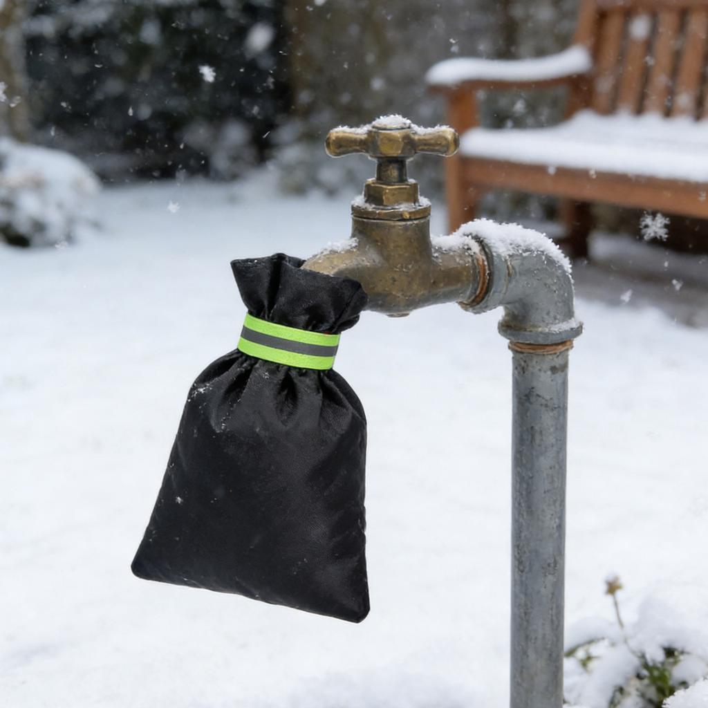 Outdoor Faucet Cover For Winter , Insulated Spigot Cover, Easy Install Reusable Hose Bib Cover For Garden Yard Pipe