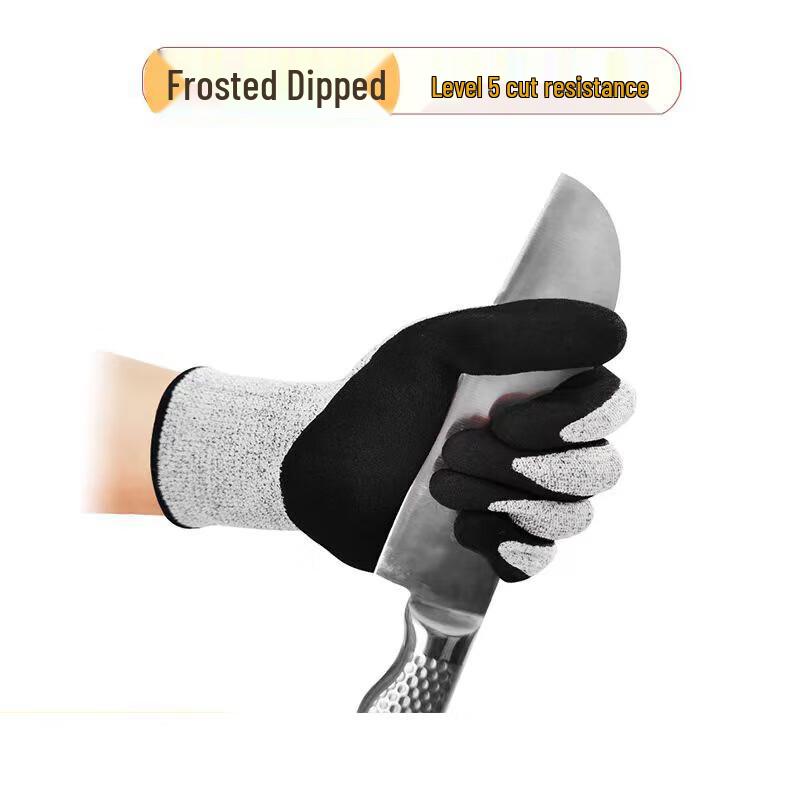 Chunsen Level 5 HPPE Nitrile Cut Resistant Work Gloves L