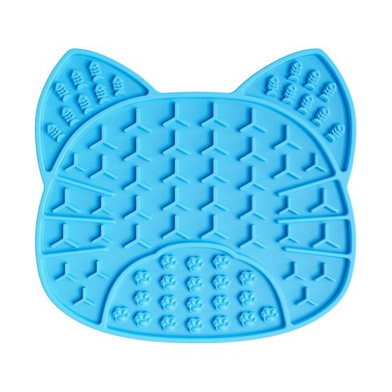 Silicone Dog Lick Mat with Suction Cup, Peanut Butter Licking Mat for Dogs Cats, Anti-Slip Pet Slow Feeder Bowl Lick Pad