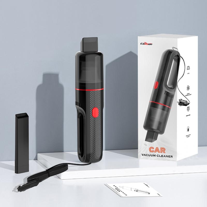 

Автомобильный пылесос беспроводной ручной для уборки рабочего стола, дома, салона автомобиля, мини-портативный автомобильный пылесос Plug version чёрный