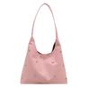 Womens Big Pu Shoulder Bag With Rivet Details Design For Street Style Fashion And Commuting