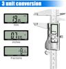 Stainless Steel Vernier Caliper Digital Micrometer with Large LCD Screen,Auto-Off Feature, Inch/Metric Conversion Measuring Tool