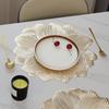 New Lotus-Shaped Heat-Resistant Placemat Decorative Washable Table Pad Coasters For Home Party Wedding Decoration