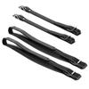 2Pcs Accordion Strap Shoulder Set Kit Adjuatbale PU Leather Accessory for 16‑120 BassBlack