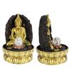 Buddha Decoration Desktop Fountain With Quiet Submersible Pump Desktop Fountain Ornaments for Home Vacation House Housewarming