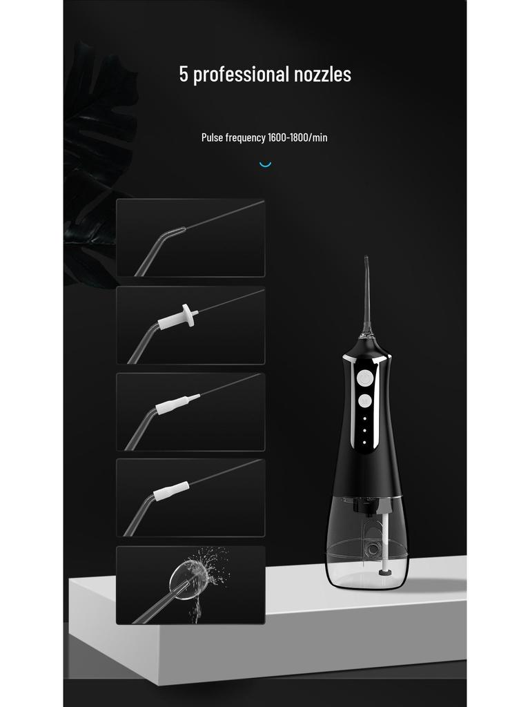 International Large Screen Water Flosser: Portable Electric Oral Irrigator for Dental Care and Teeth Whitening