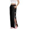 Pantaloni da Donna con Chiusura Laterale - Facili da Indossare/Togliere, Morbidi Pantaloni Elasticizzati Comodi per il Relax e l'Uso Quotidiano