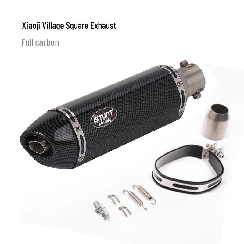 Compatible with four-corner R77 exhausts for CFMoto 450, 350ADV, VJ660, Z900, Sai800, and Sai421 motorcycles.