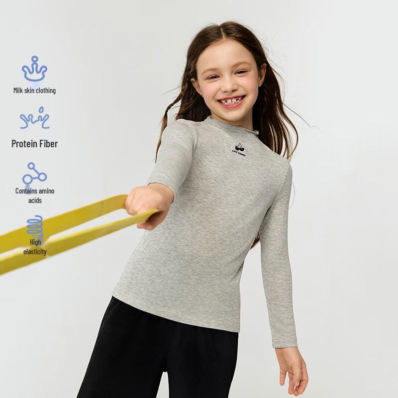 Aimer Kids Girls  Long Sleeve Thermal T-Shirt 170