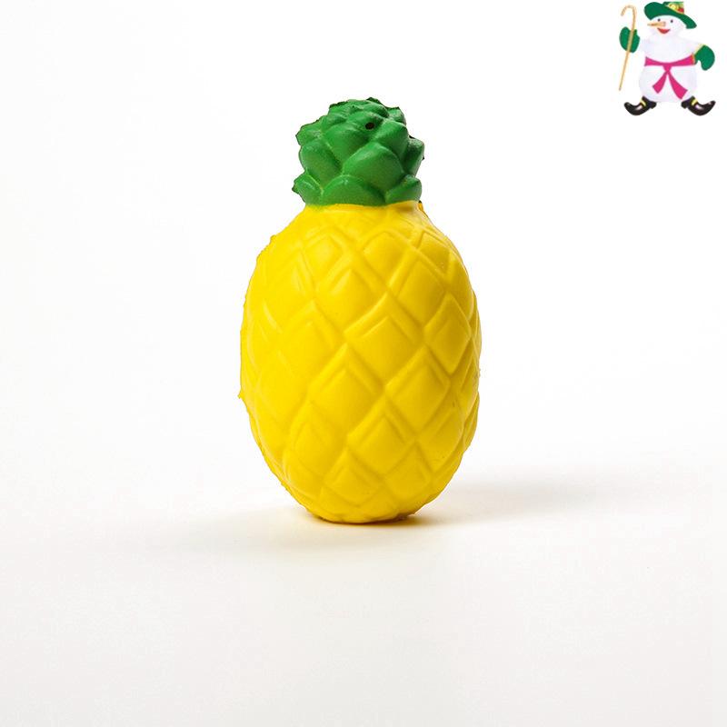 Non-toxic Soft Simulated Pineapple Squishy Toy Slow Rebound Squeeze Stress Relief Toy for Office Desk Decor